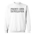 Front End Developer スウェットシャツ