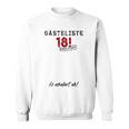 Guest List Finally 18 Guest Book 18th Birthday Boy Girl Sweatshirt
