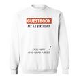 Guestbook Alternative 53th Birthday Decorations For Him Her Sweatshirt
