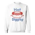 Hot Diggity Dog Hot Dog Bbq Grilling 4Th Of July Sweatshirt