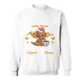 Just a Girl Who Loves Owls Coffe Books Girls Owl Lovers Sweatshirt
