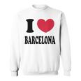 I Love Barcelona バルセロナが大好き スウェットシャツ