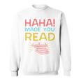 Made You Read Librarian Book Reader Library Book Premium Tri-Blend Sweatshirt