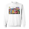Mr Men Little Miss Retro Colourful Comic Book Scene Sweatshirt Mr Men Little Miss Retro Colourful Comic Book Scene Sweatshirt
