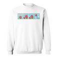 Mr Men Mr Strong Mr Small Retro Comic Book Premium Tri-Blend Sweatshirt