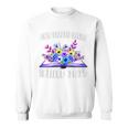 A New Chapter Begins Retired 2025 Floral Book Retirement Sweatshirt A New Chapter Begins Retired 2025 Floral Book Retirement Sweatshirt