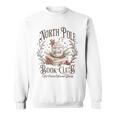North Pole Readers Club Bookish Xmas Santa Book Reading Sweatshirt