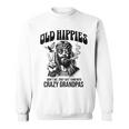 Old Hippies Don't Die They Turn Into Crazy Grandpas スウェットシャツ