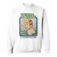 Peeing In The Pool Book Cover By Sam Spencer Sweatshirt