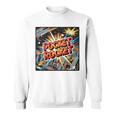 Pocket Rocket Comic Book Style Premium Tri-Blend Sweatshirt Pocket Rocket Comic Book Style Premium Tri-Blend Sweatshirt
