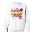 Pop Art Sweet Text Bubble Comic Book Style Classic Raglan Baseball Tee Sweatshirt