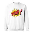 POW Comic Book Cartoon Pop Art Raglan Baseball Tee Sweatshirt