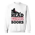 I Read Banned Books Banned Books Week Reading Women Sweatshirt