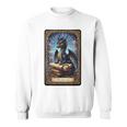 The Reader Dragon Fantasy Book Lover Tarot Card Premium Tri-Blend Sweatshirt