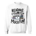 Reading Is Snow Much Fun Winter Bookworm Loves Reading Book Sweatshirt Reading Is Snow Much Fun Winter Bookworm Loves Reading Book Sweatshirt