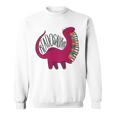 Readosaurus Reading Dinosaur Book Lover Library Studying Sweatshirt