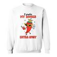 Smut Reader I Prefer My Books Extra Spicy Spicy Book Chili Sweatshirt