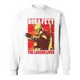 Star Wars The Book Of Boba Fett The Legend Lives Poster V-2 Sweatshirt