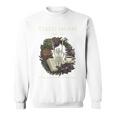 Tired Moms Book Club Dark Floral Coffee Skeleton Sweatshirt