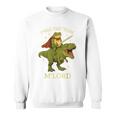 Twas The Tism M'lord Frog ライディング 恐竜 ファンタジー 中世 スウェットシャツ