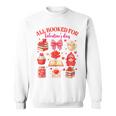 Valentines Reading Book Lover All Booked For Valentine's Day Sweatshirt Valentines Reading Book Lover All Booked For Valentine's Day Sweatshirt