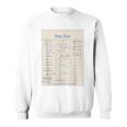 Vintage Library Due Date Card For Book Lovers Librarians Sweatshirt