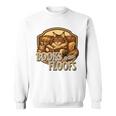 Vintage Style Maine Coon Cat Reading Books And Floofs Premium Tri-Blend Sweatshirt