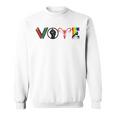 Vote Books Fist Ovaries LGBTQ Sweatshirt Vote Books Fist Ovaries LGBTQ Sweatshirt