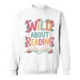 Wild About Reading Book Reading Library Writer Premium Tri-Blend Sweatshirt
