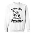 Women's Book Girl Summer Reading Duck Retro Beach Vacation Bookworm Sweatshirt Women's Book Girl Summer Reading Duck Retro Beach Vacation Bookworm Sweatshirt