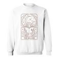 Women's Reading Squad Book Lover Bookish The Reader Tarot Card Sweatshirt