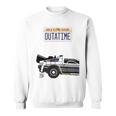 バック・トゥ・ザ・フューチャー Outatime ナンバープレート 長袖tシャツ スウェットシャツ
