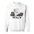 ポーカーエース、I Am All In スウェットシャツ