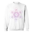 メタトロンキューブ 神聖幾何学 スウェットシャツ