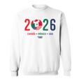 ワールドカップ2026開催国サッカーデザイン スウェットシャツ