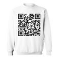 裏面面白いqr Fck You Code 中指言葉 スウェットシャツ