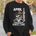 46Th Birthday Legends April 1980Intage 46 Years Old スウェットシャツ 彼への贈り物