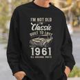 65歳の誕生日 1961年生まれのクラシックカー スウェットシャツ 彼への贈り物