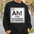 Ah The Element Ofurprise 周期表 スウェットシャツ 彼への贈り物