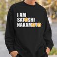 I Amatoshi Nakamoto Bitcoin Creator Meme スウェットシャツ 彼への贈り物