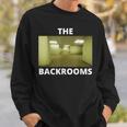 The Backrooms Creepypasta Memeへようこそ スウェットシャツ 彼への贈り物