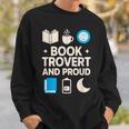 Booktrovert Introvert Reader Library Card Coffee Books Sweatshirt Gifts for Him Booktrovert Introvert Reader Library Card Coffee Books Sweatshirt Gifts for Him