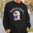 Boooooks Halloween Ghost Reading Book For Teacher & Student Men Women Kids Sweatshirt Gifts for Him