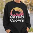 Cats And Crows メンズ レディース ボーイズ ガールズ カラス スウェットシャツ 彼への贈り物