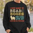 Coton De Tulear Mama Ich Will Nur Lesen Books Hanging Dog Sweatshirt Gifts for Him Coton De Tulear Mama Ich Will Nur Lesen Books Hanging Dog Sweatshirt Gifts for Him