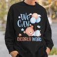 Cute We Can Bearly Wait For Gender Neutral ベビーシャワーパーティー スウェットシャツ 彼への贈り物