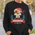 Dia De Los Muertos Piratekull Day Of Dead ギフト 長袖tシャツ スウェットシャツ 彼への贈り物