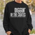 Diggin In In The Cates レコードボックス スウェットシャツ 彼への贈り物