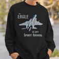 The Eagle Is Mypirit Animal F-15 戦闘機 飛行機 スウェットシャツ 彼への贈り物