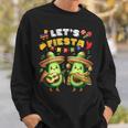 Lets Fiesta 5 De Mayo ポンチョ アボカド メキシカン パーティー メンズ レディース スウェットシャツ 彼への贈り物